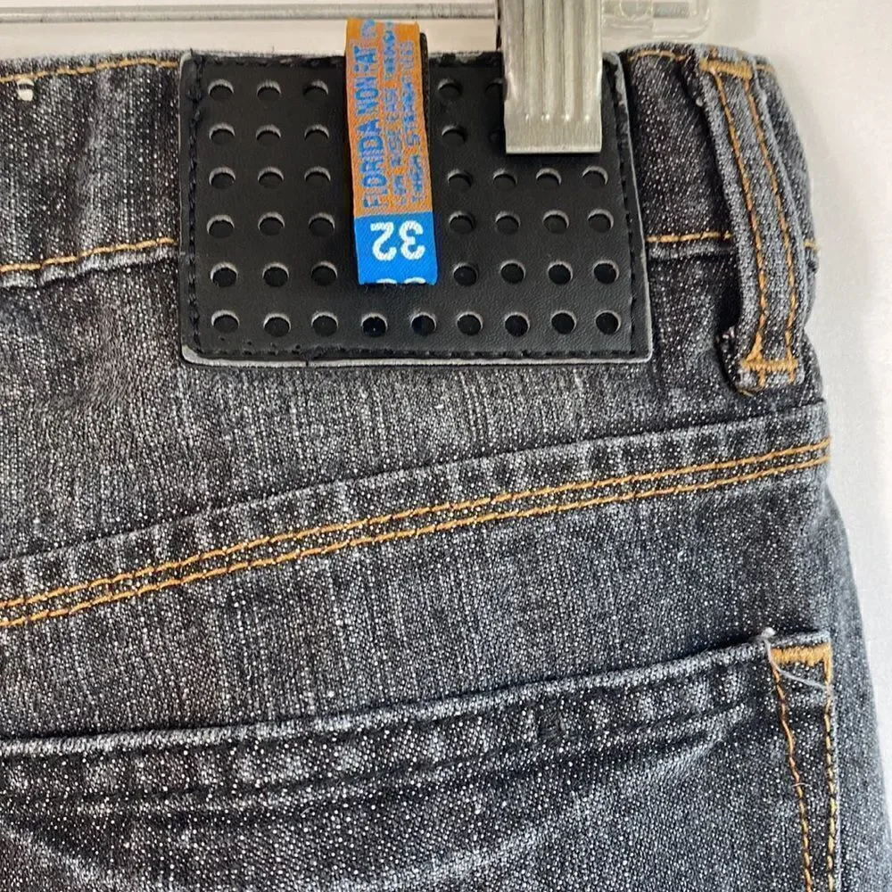 ❤️Last Chance OJ Overhauled Jeans Florida Straight Cut black jeans size 32